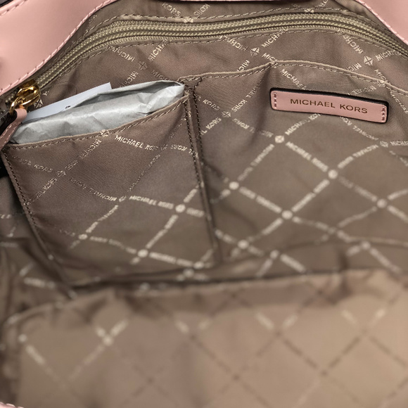 Michael Kors Large Tote PastelPink Vanilla Satchel - Picture 5 of 6
